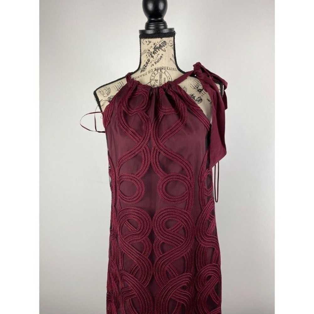 Trina Turk Rancho Embroidered Halter Sheath Dress - image 3