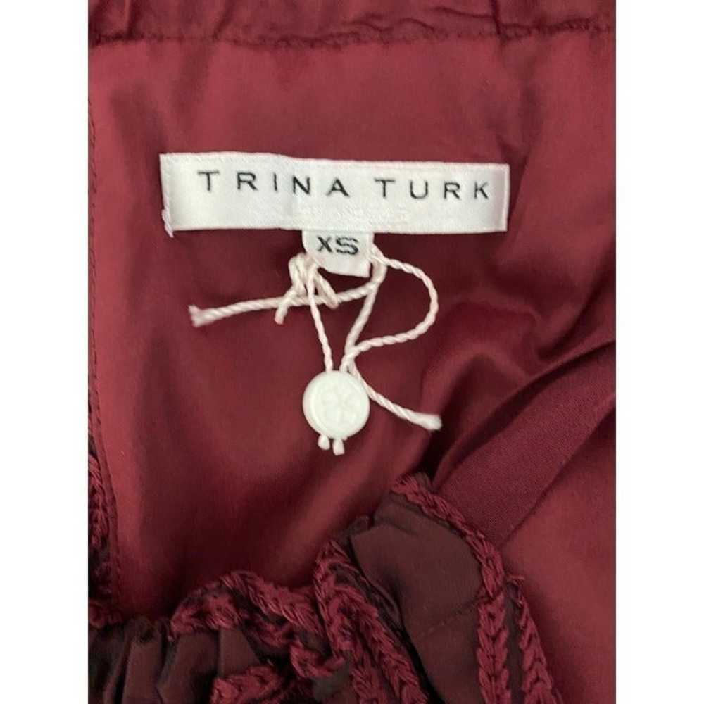 Trina Turk Rancho Embroidered Halter Sheath Dress - image 4