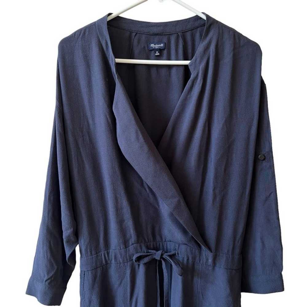 MADEWELL NOVELIST JUMPSUIT DRAPEY POCKETS FRONT S… - image 3