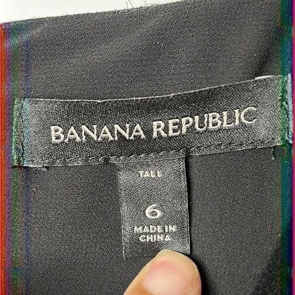 Banana Republic Womens Dress Black Polka Dot Line… - image 2