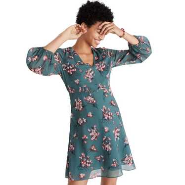 Madewell Marguerite Dress in Floral Butterfly Gard