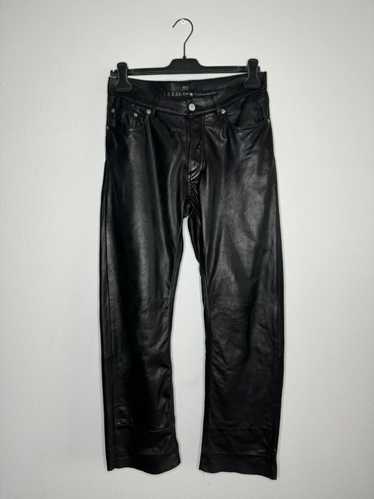 Helmut Lang 1998 Leather Classic Cut Pants