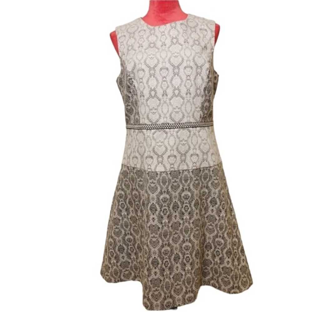 BELLE BADGLEY MISCHKA PRINTED SLEEVELESS DRESS - image 5