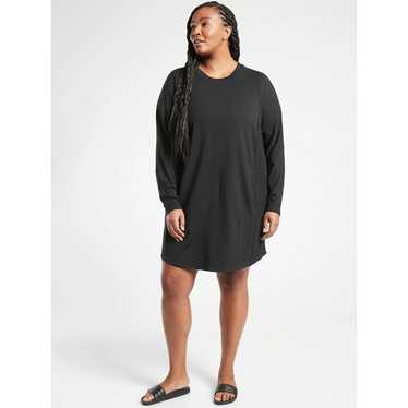 Athleta Black Balance Sweatshirt Dress