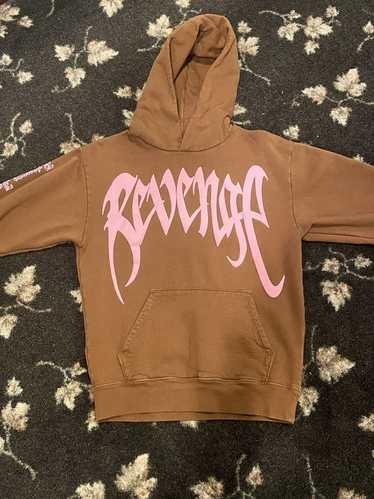 Revenge Revenge hoodie Brown+Pink