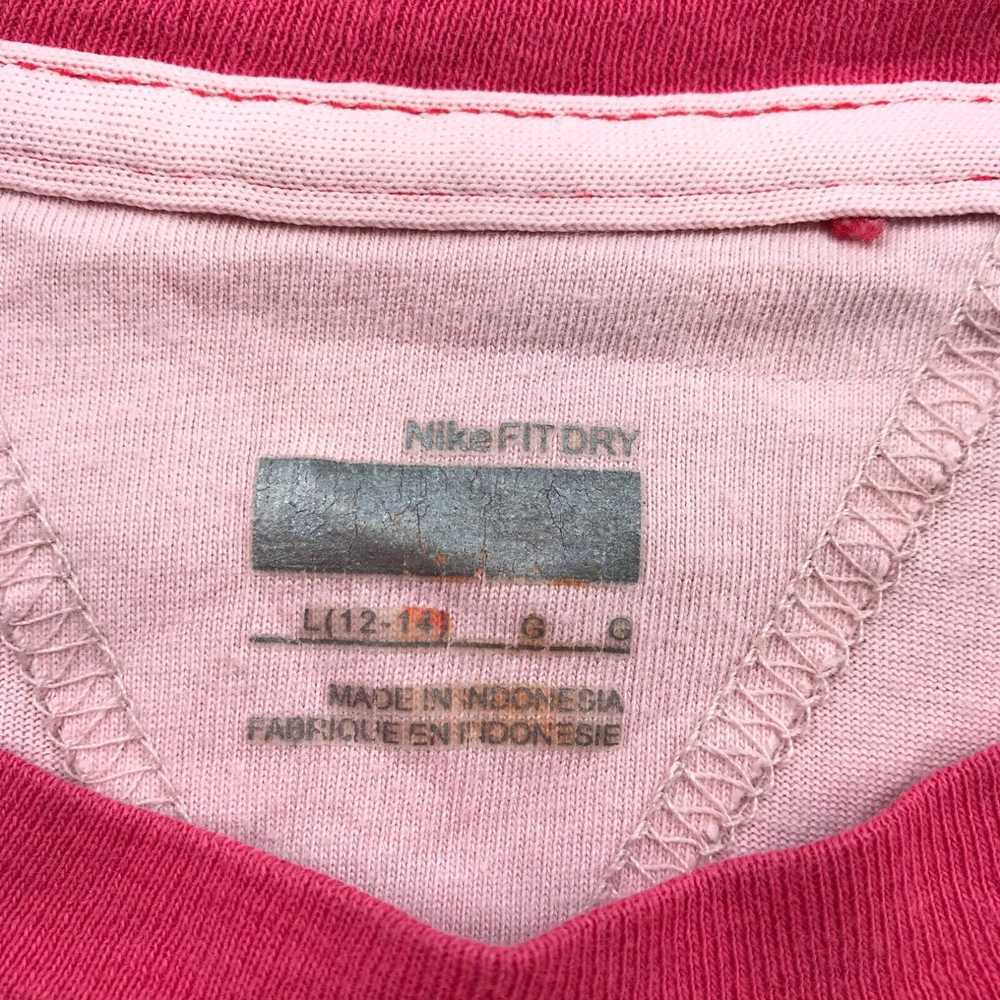 Nike Vintage Nike Shirt Youth Girls Large Pink Y2… - image 2