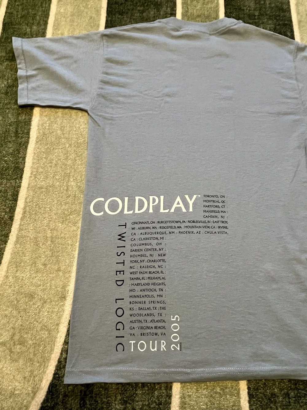 Band Tees × Streetwear × Tour Tee 2005 Coldplay T… - image 3