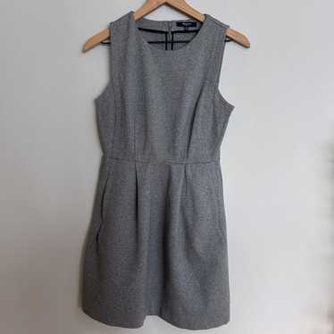 Madewell Grey Fit and Flare Dress