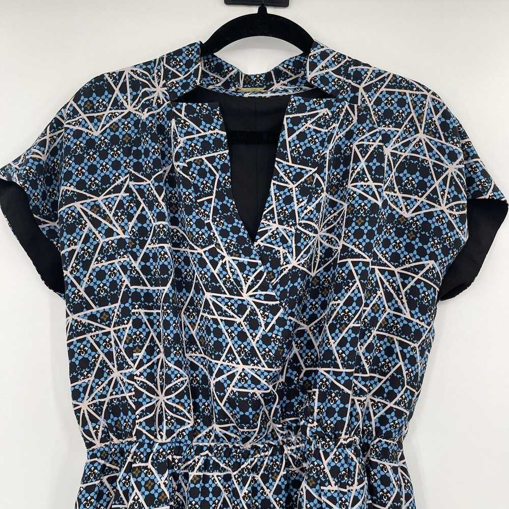 Rebecca Minkoff Womens Dress Size 6 Blue Geometri… - image 2