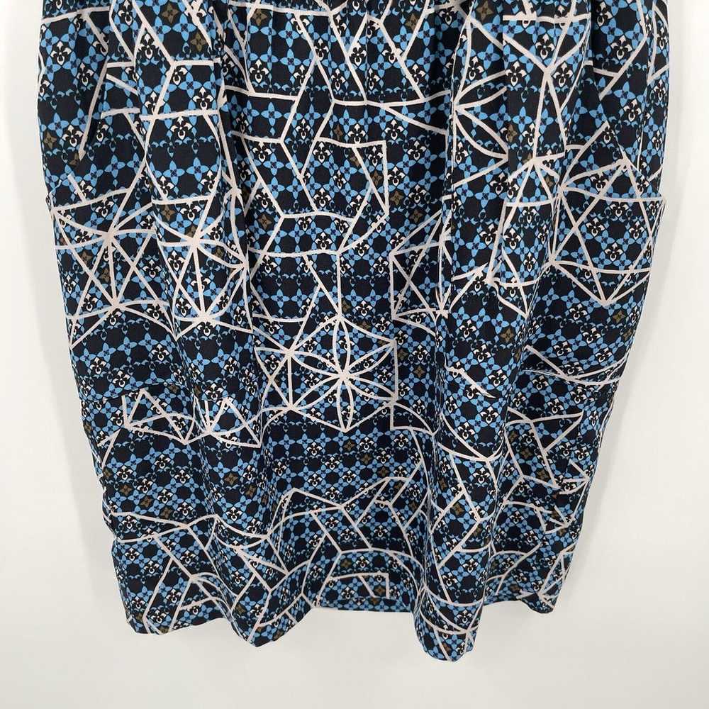 Rebecca Minkoff Womens Dress Size 6 Blue Geometri… - image 3