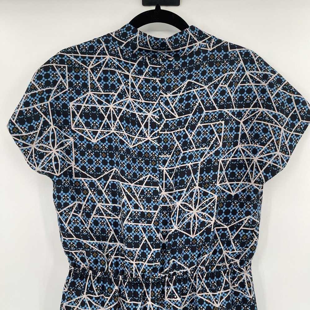 Rebecca Minkoff Womens Dress Size 6 Blue Geometri… - image 4