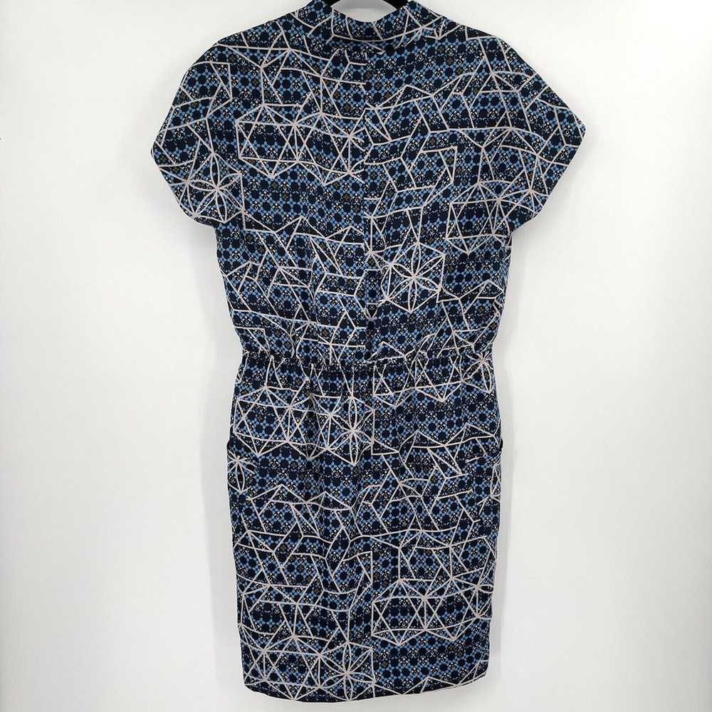 Rebecca Minkoff Womens Dress Size 6 Blue Geometri… - image 5