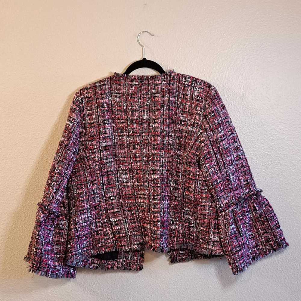 Ann Taylor Ann Taylor Tweed Open Front Blazer/Jkt… - image 3