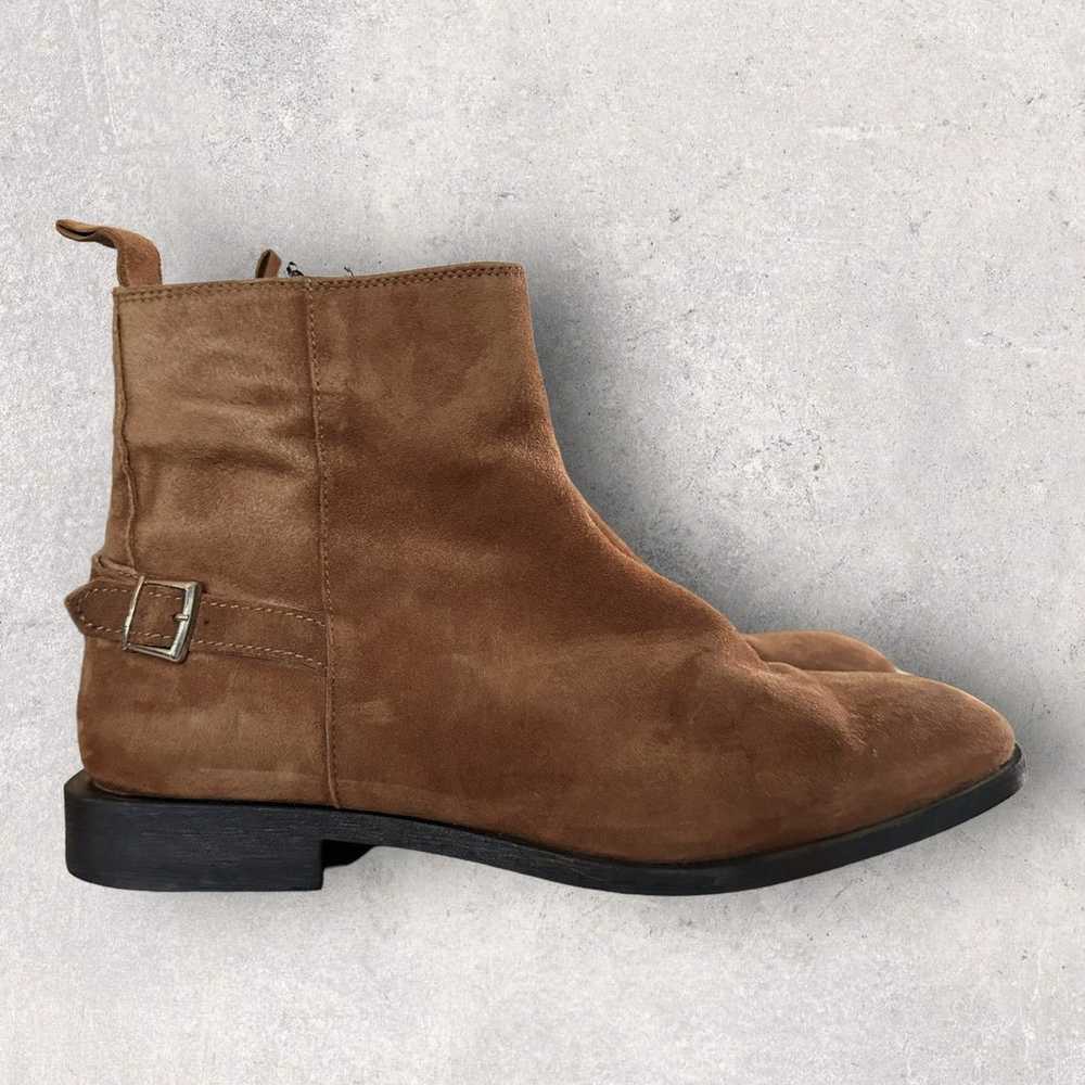 Zara Zara Suede Boots - image 4