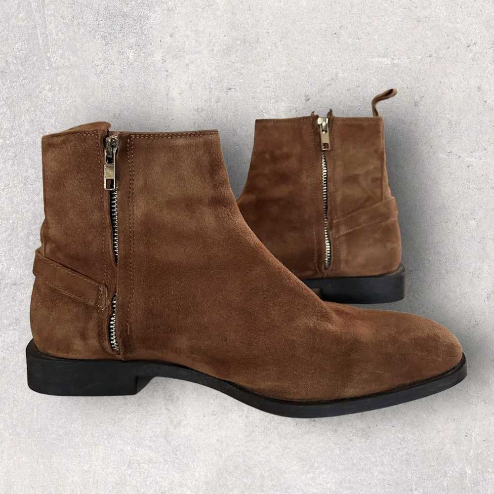 Zara Zara Suede Boots - image 5