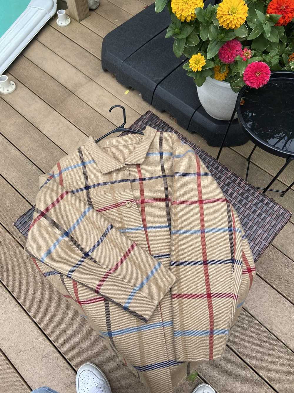 Vintage Plaid button down / overcoat - image 3