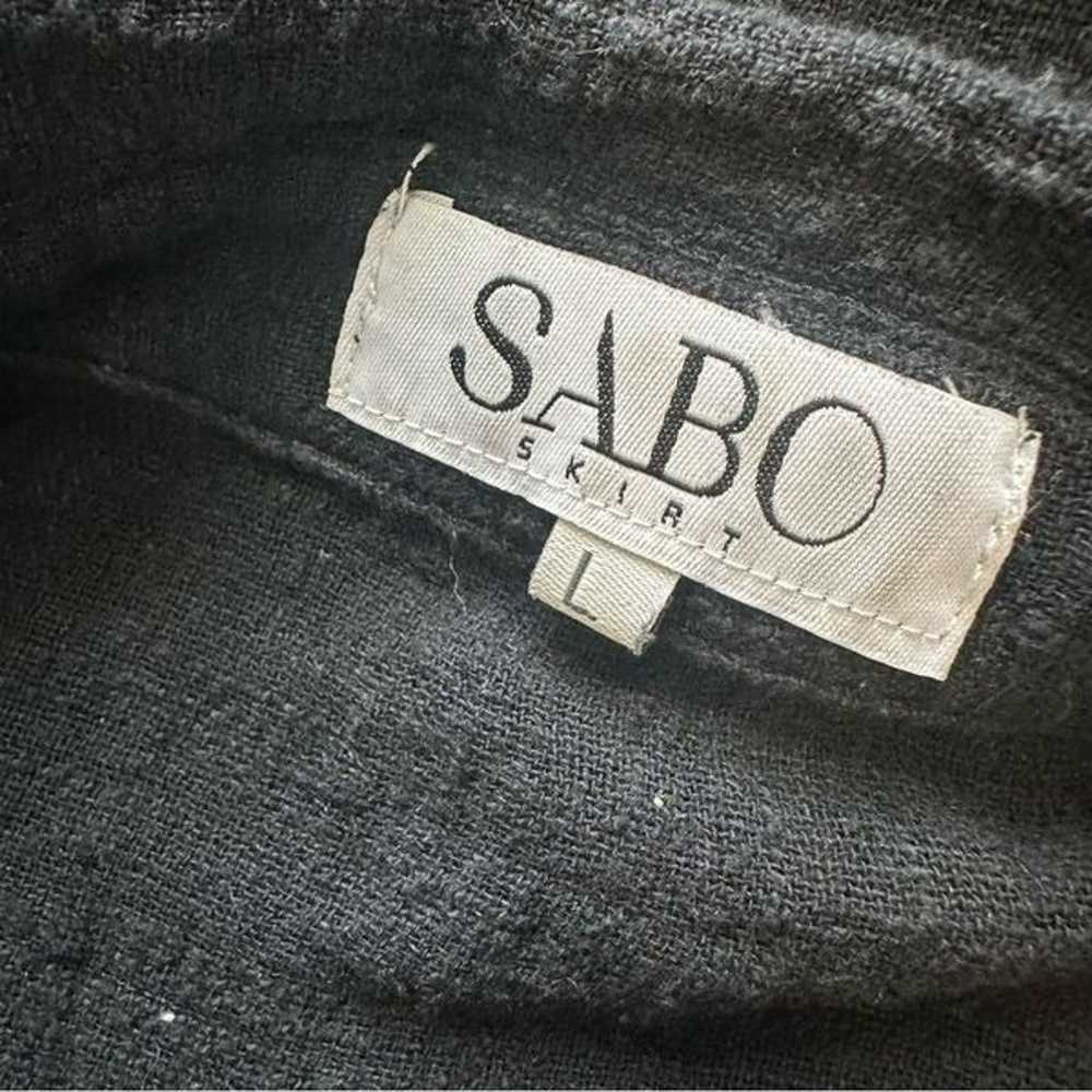 Sabo skirt long sleeve button down lightweight Be… - image 5