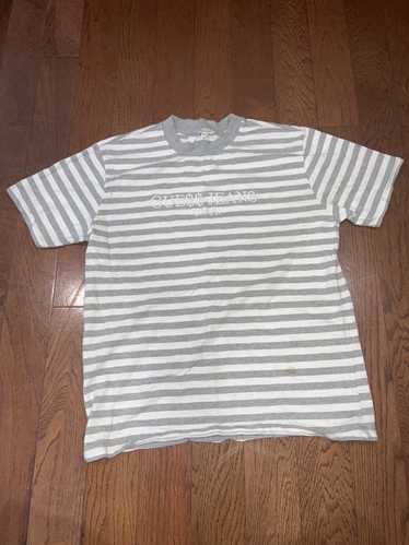 Asap Rocky × Guess GUESS Striped White & Grey T-S… - image 1