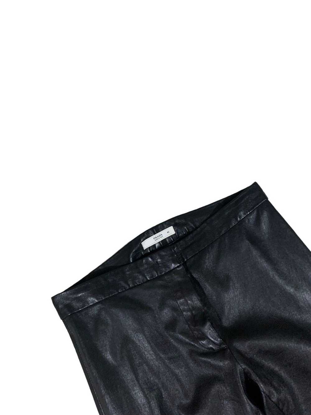 Leather × Prada Prada Skinny Leather Pants IT 40 … - image 3