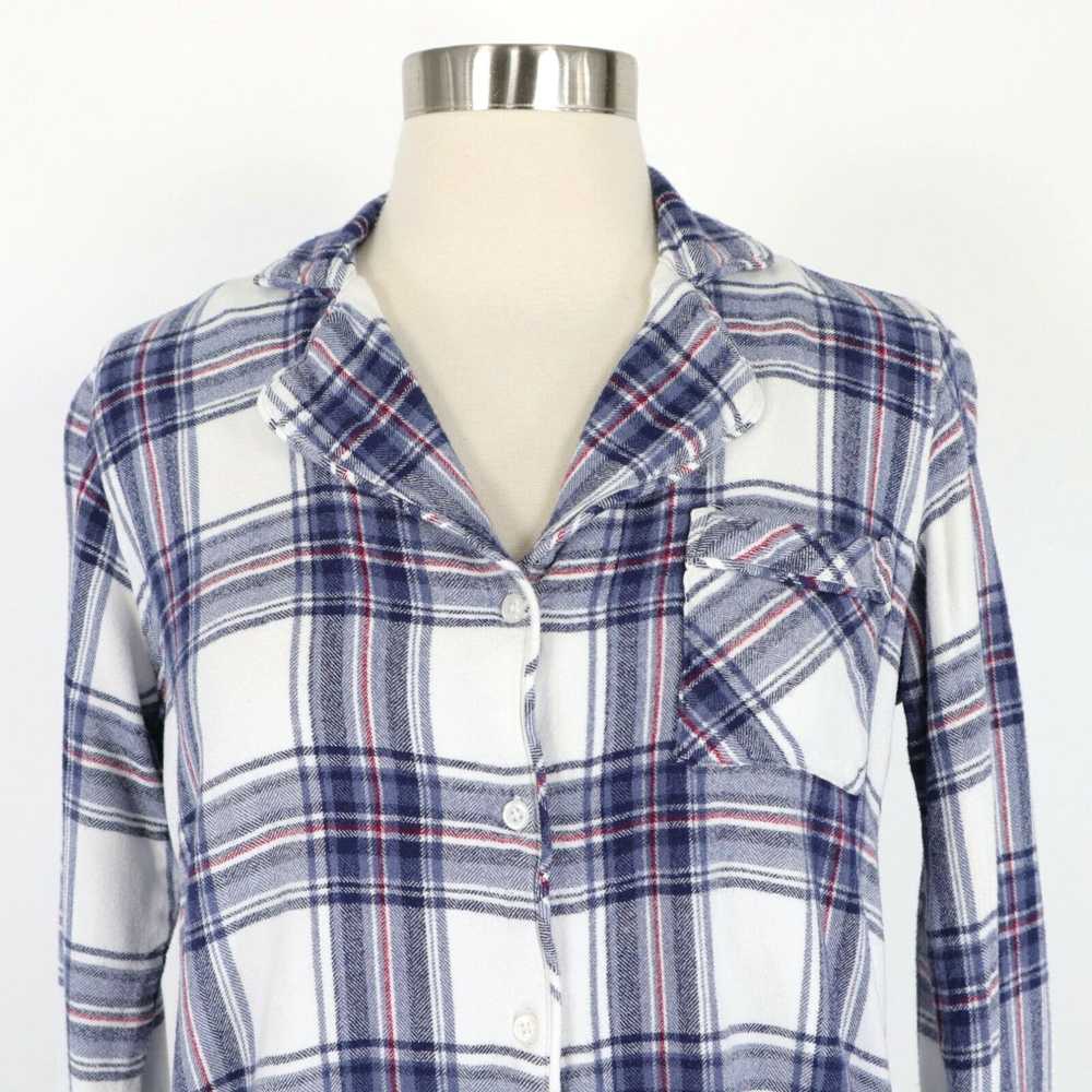 Rails Rails Sleep Shirt Womens XS Button-Up Front… - image 2