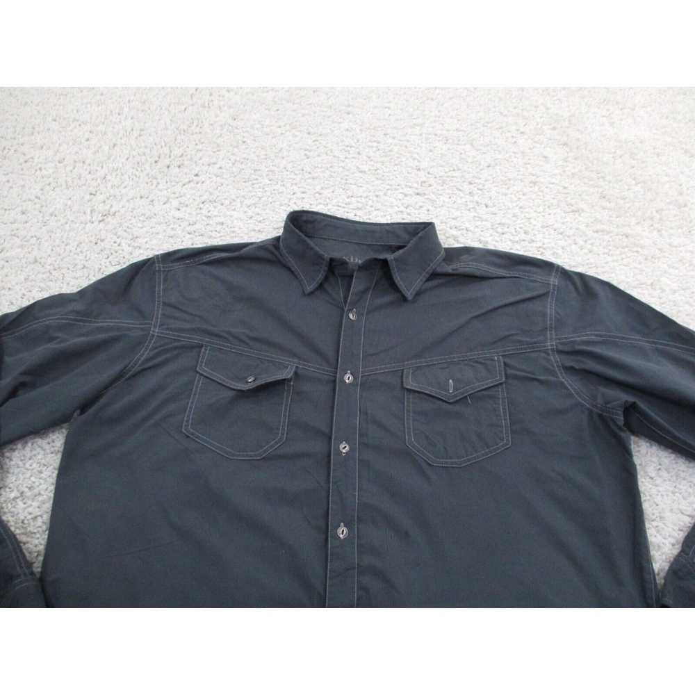 Vintage Kuhl Shirt Mens 2XL XXL Gray Eluxur Casua… - image 2