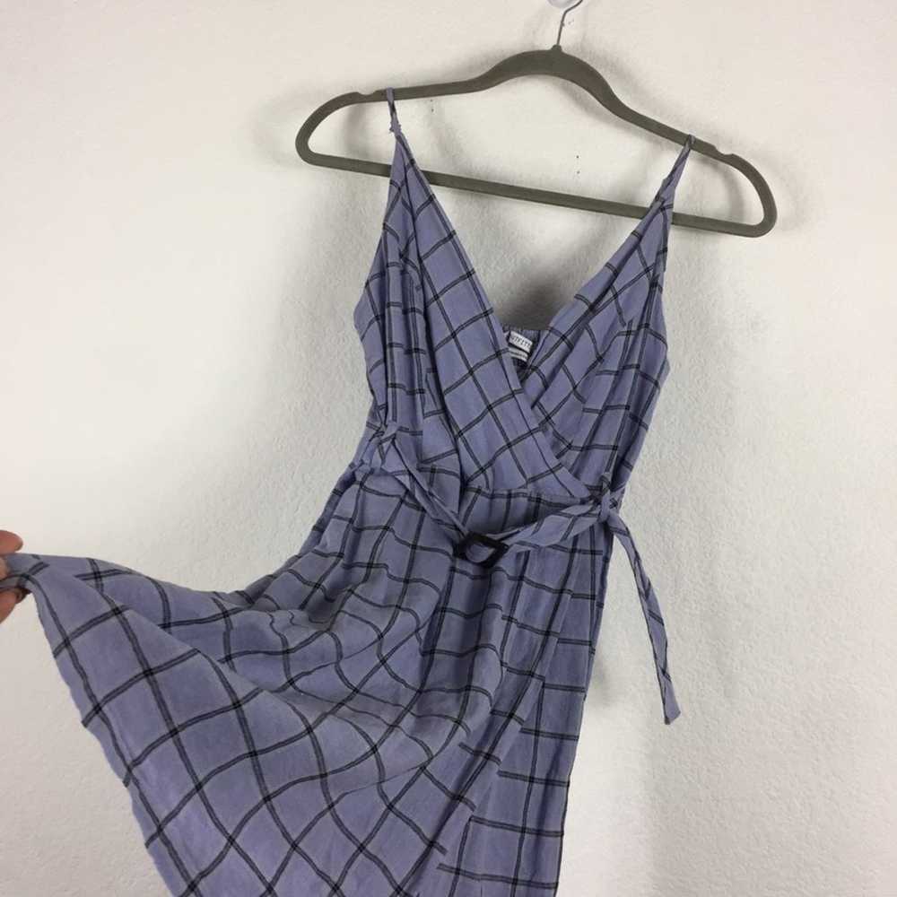 Urban Outfitters Amanda Linen Mini Dress XS Purpl… - image 10