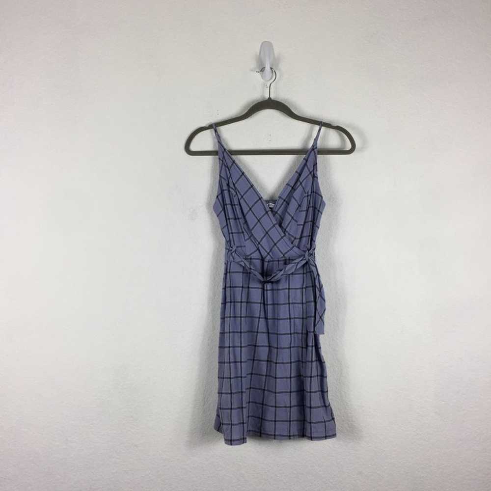 Urban Outfitters Amanda Linen Mini Dress XS Purpl… - image 3
