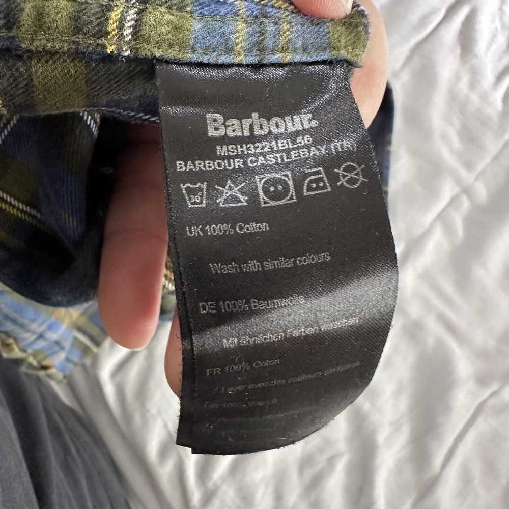 Barbour barbour flannel shirt xxl multi color lon… - image 6