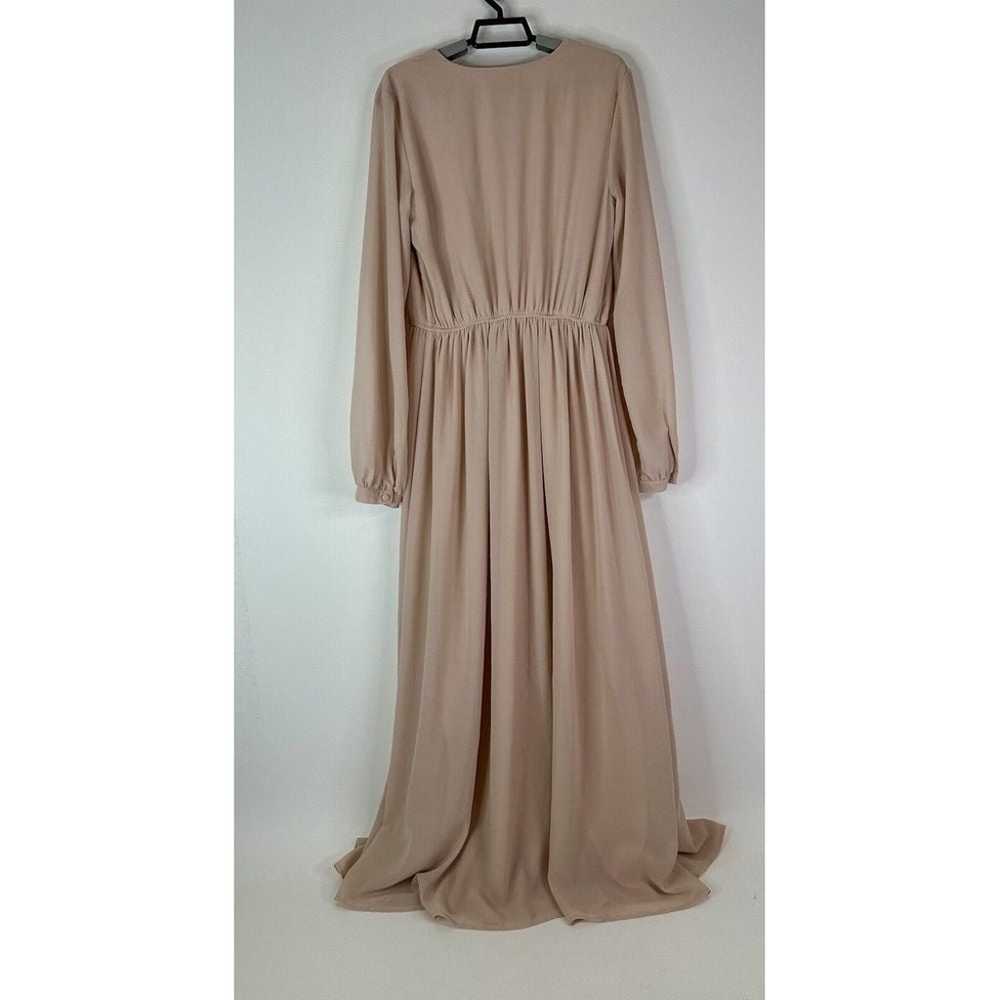Lulus Dress Womens Small Maxi Gown Blush Pink Sli… - image 2
