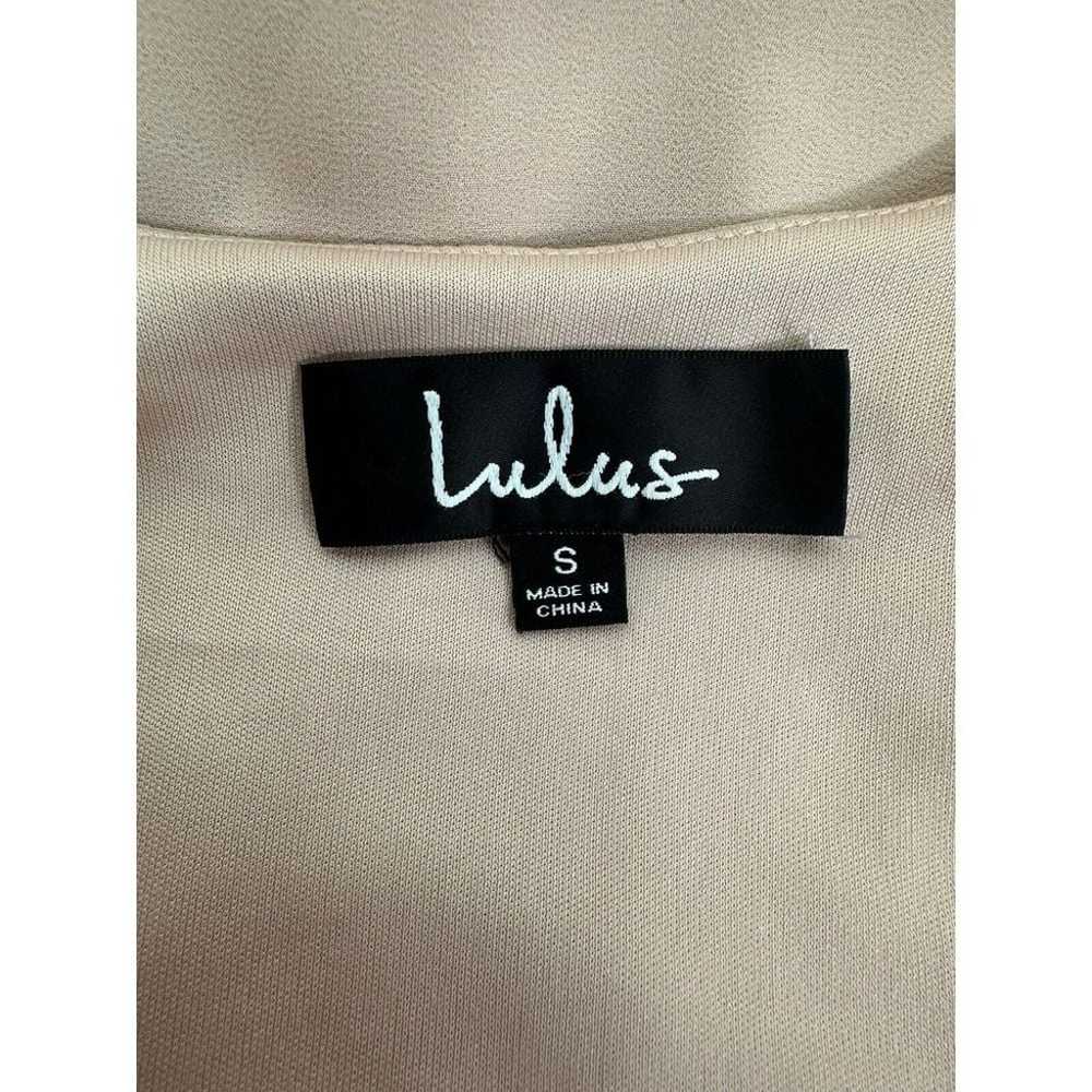 Lulus Dress Womens Small Maxi Gown Blush Pink Sli… - image 3