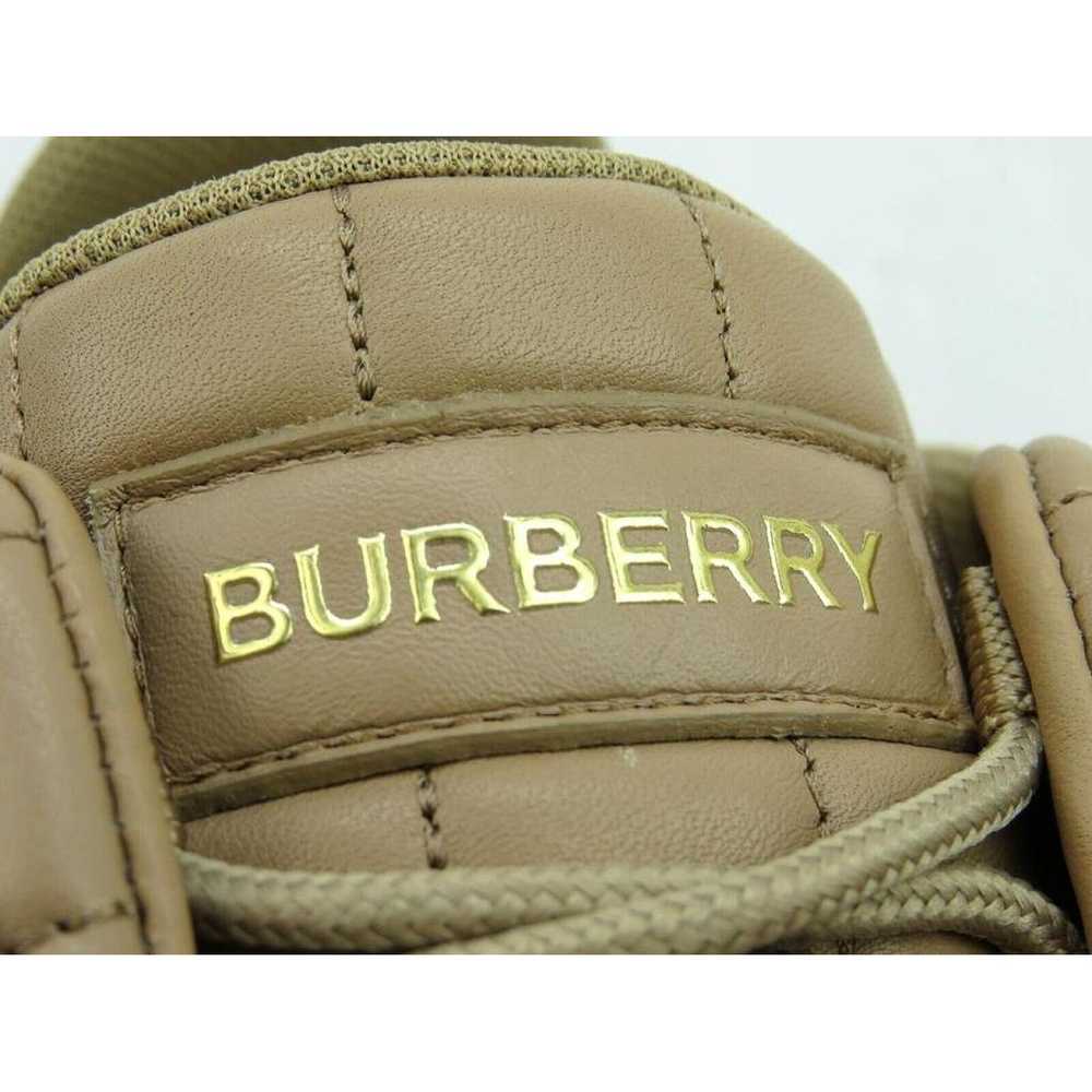 Burberry Leather low trainers - image 5