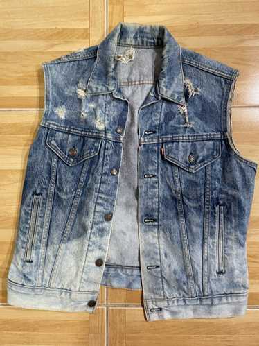 Levi's × Vintage Levi’s Distressed Denim Jacket Ve