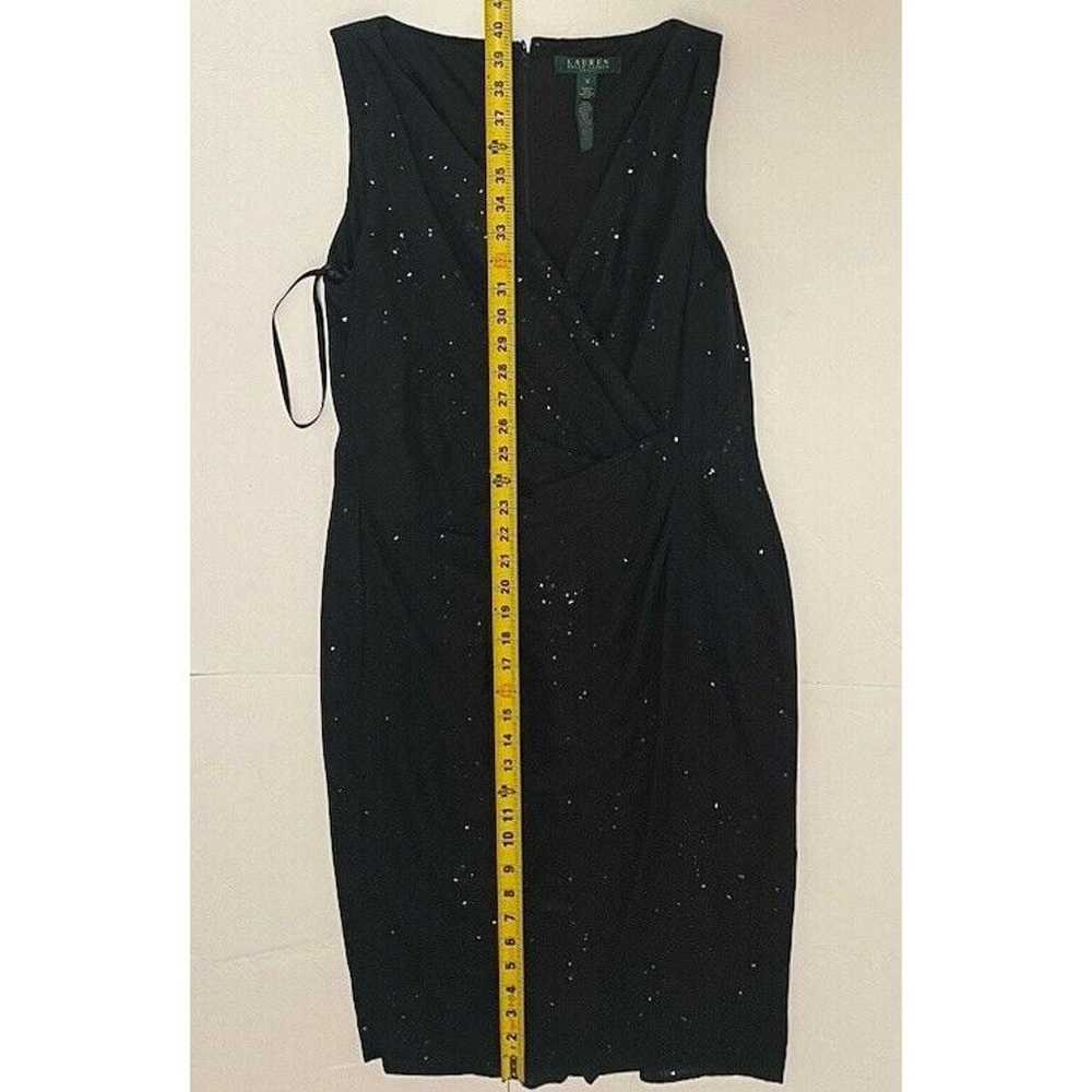 Ralph Lauren Sequin Classy Size 12 Black Long For… - image 3
