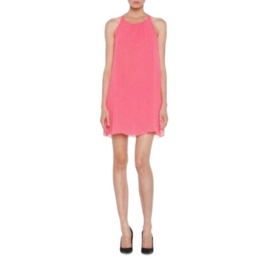 Alice + Olivia Women’s Peggy Silk Mini Dress Pink… - image 1