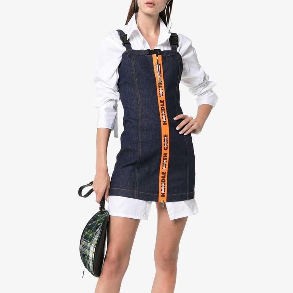 Heron Preston Heron preston denim short dress - image 1