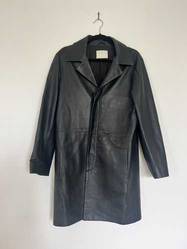 Dion Lee Leather long line coat