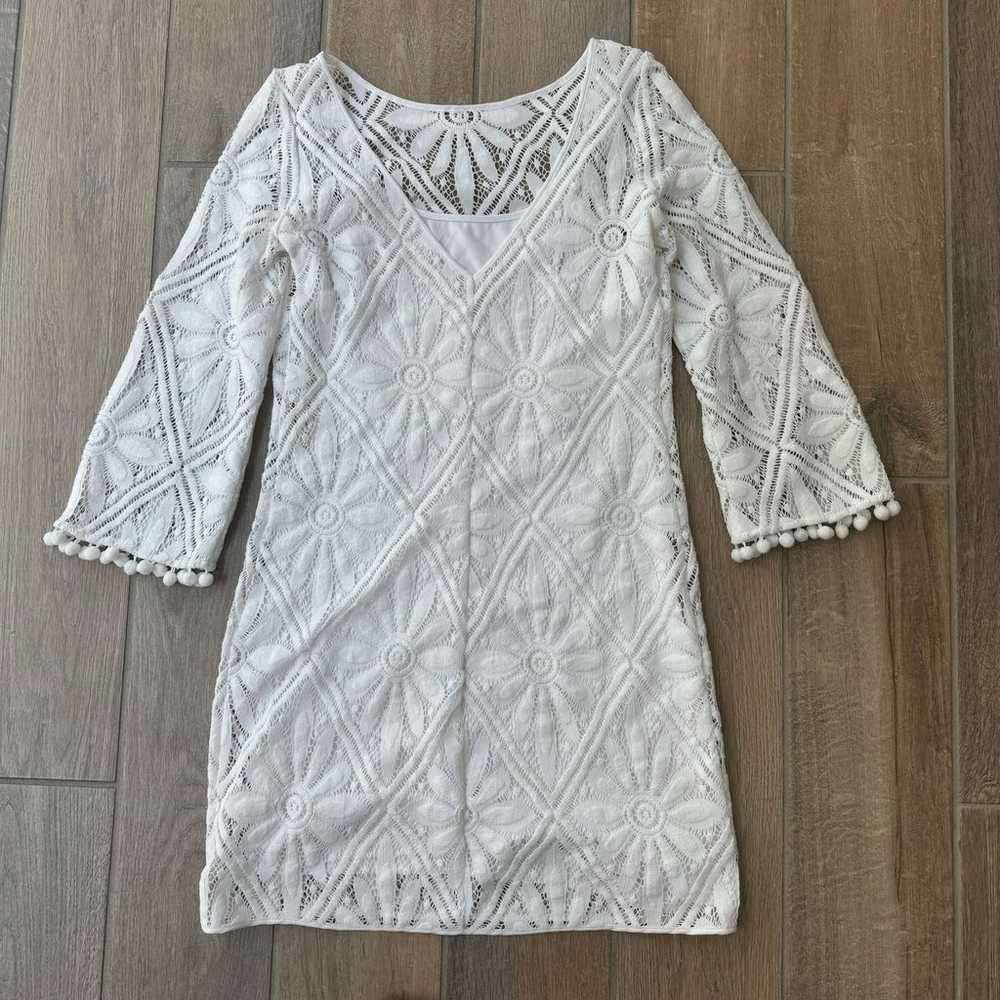 Lilly Pulitzer Topanga Mini Dress Diamond Lace Re… - image 8