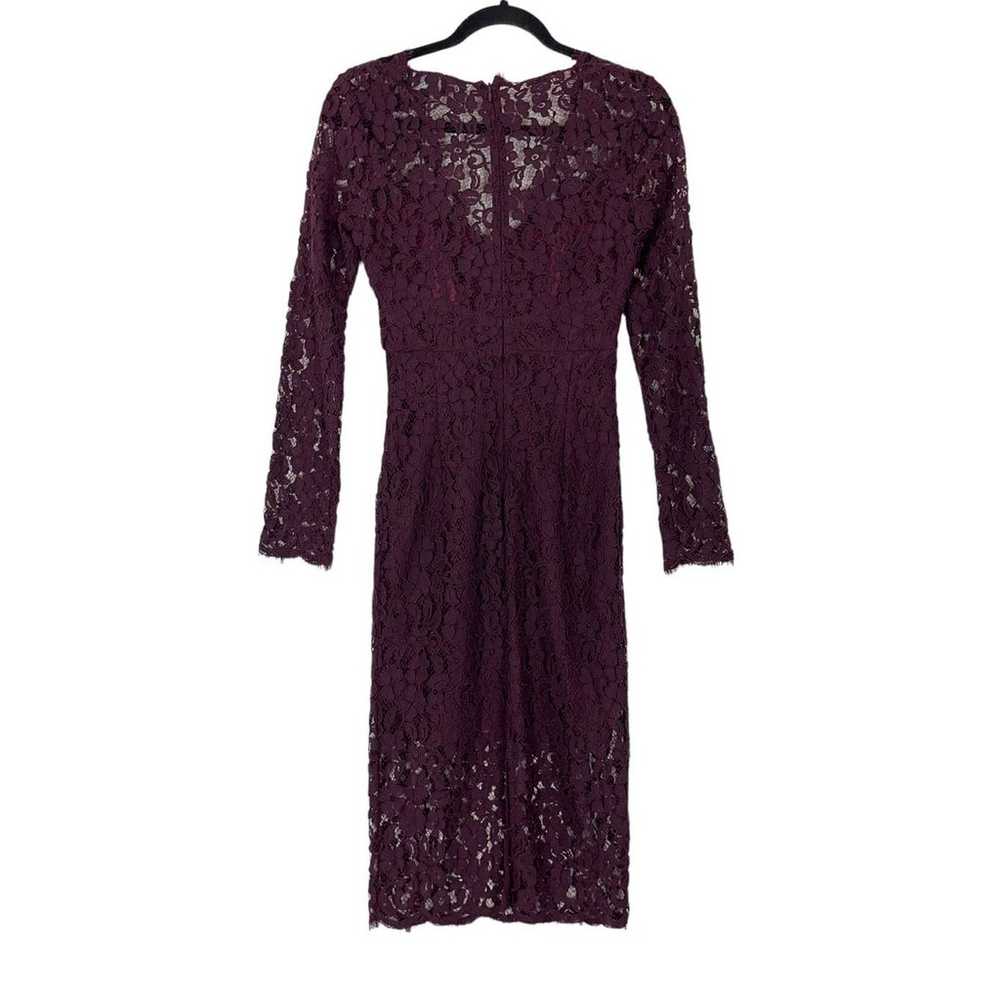 Bardot Womens size Small dress burgundy Midnight … - image 3