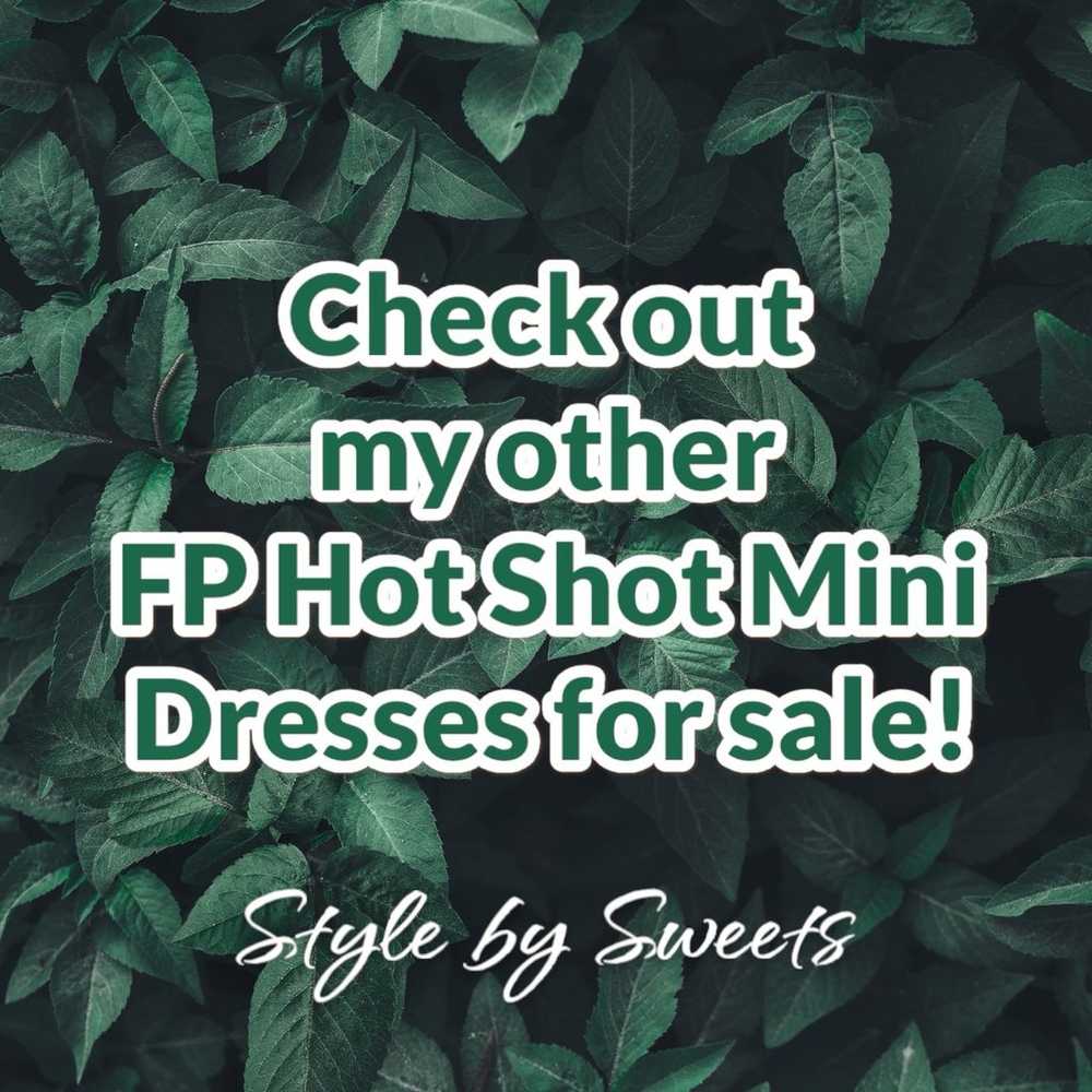 Free people Hot Shot Mini Dress Mocha Latte Small - image 3