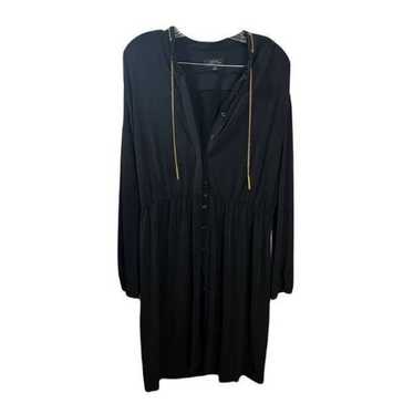 Tahari Chain-Detail V Neck Dress Size 10 - image 1