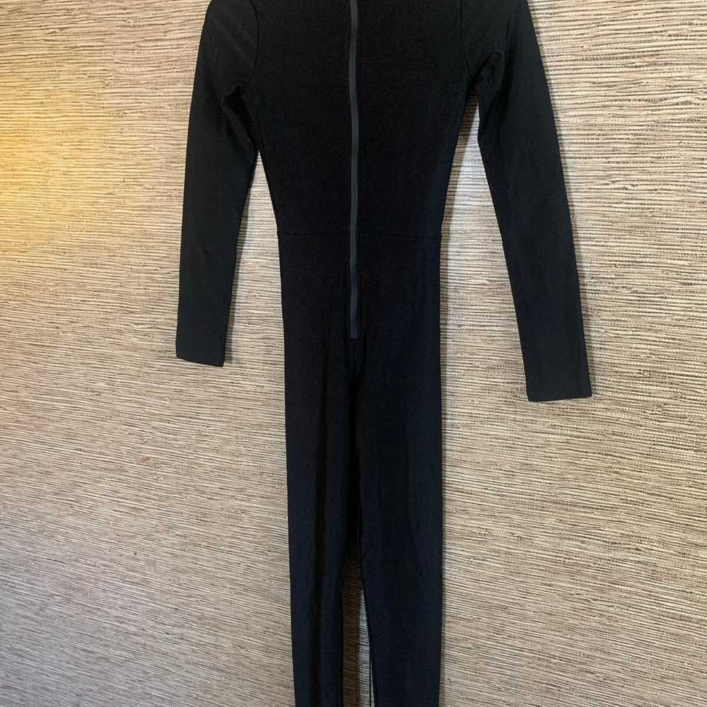 Good American High Shine Compression Catsuit Blac… - image 6