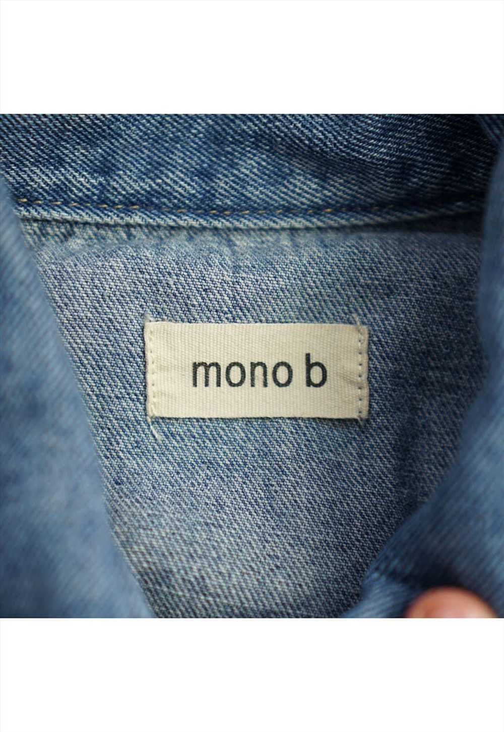 Vintage Mono B Cropped Denim Jacket Womens - image 4