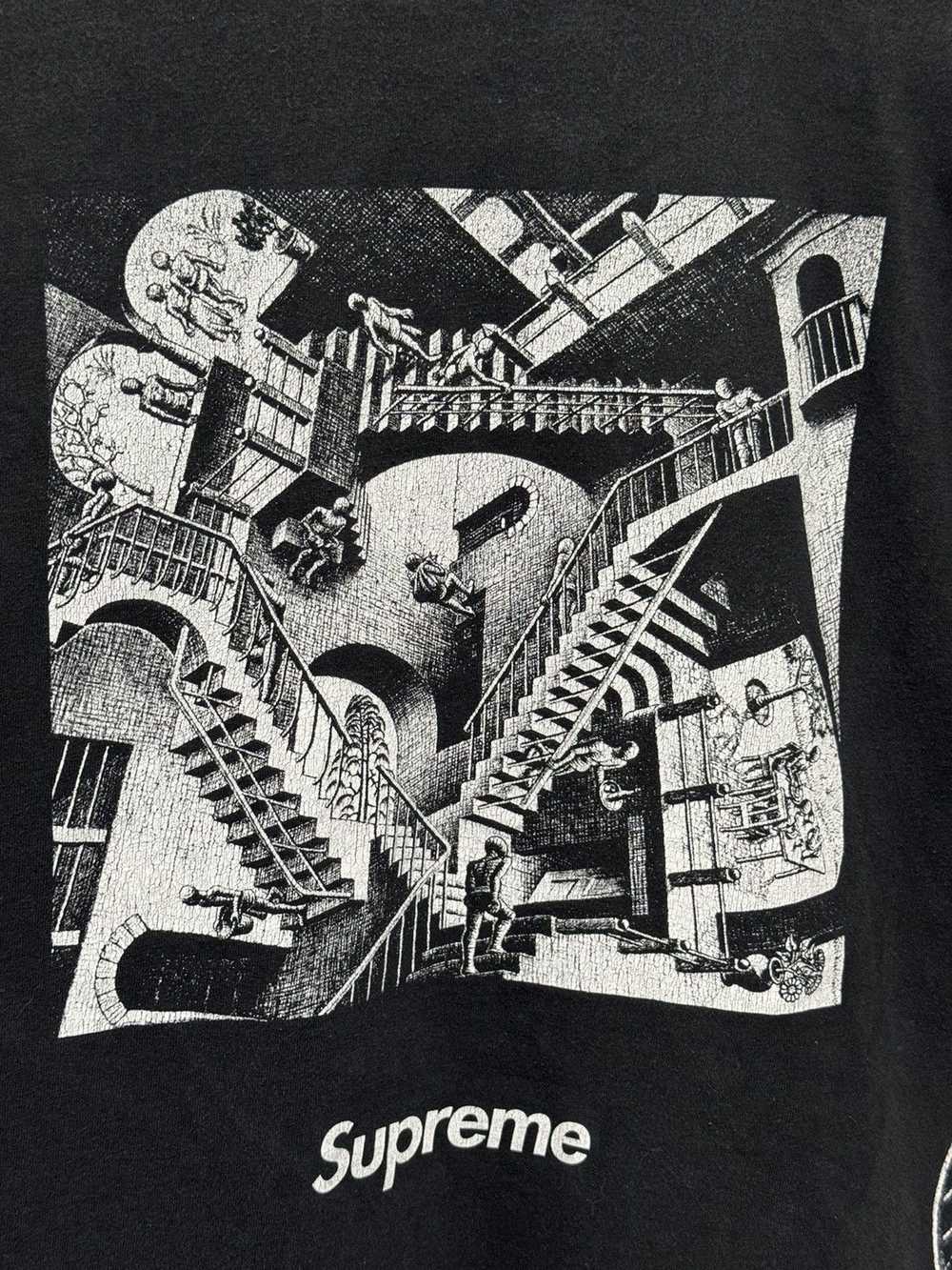 Supreme Supreme MC Escher Collage Tee Black Large - image 7