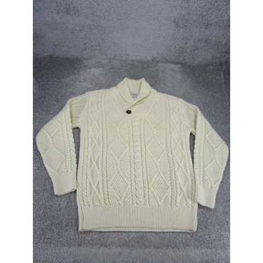 Vintage Vintage Blarney Sweater Mens Small Ivory … - image 1