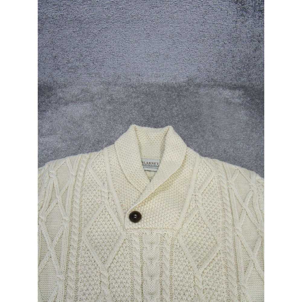 Vintage Vintage Blarney Sweater Mens Small Ivory … - image 2