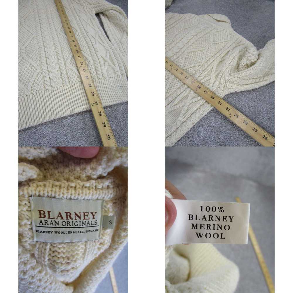 Vintage Vintage Blarney Sweater Mens Small Ivory … - image 4