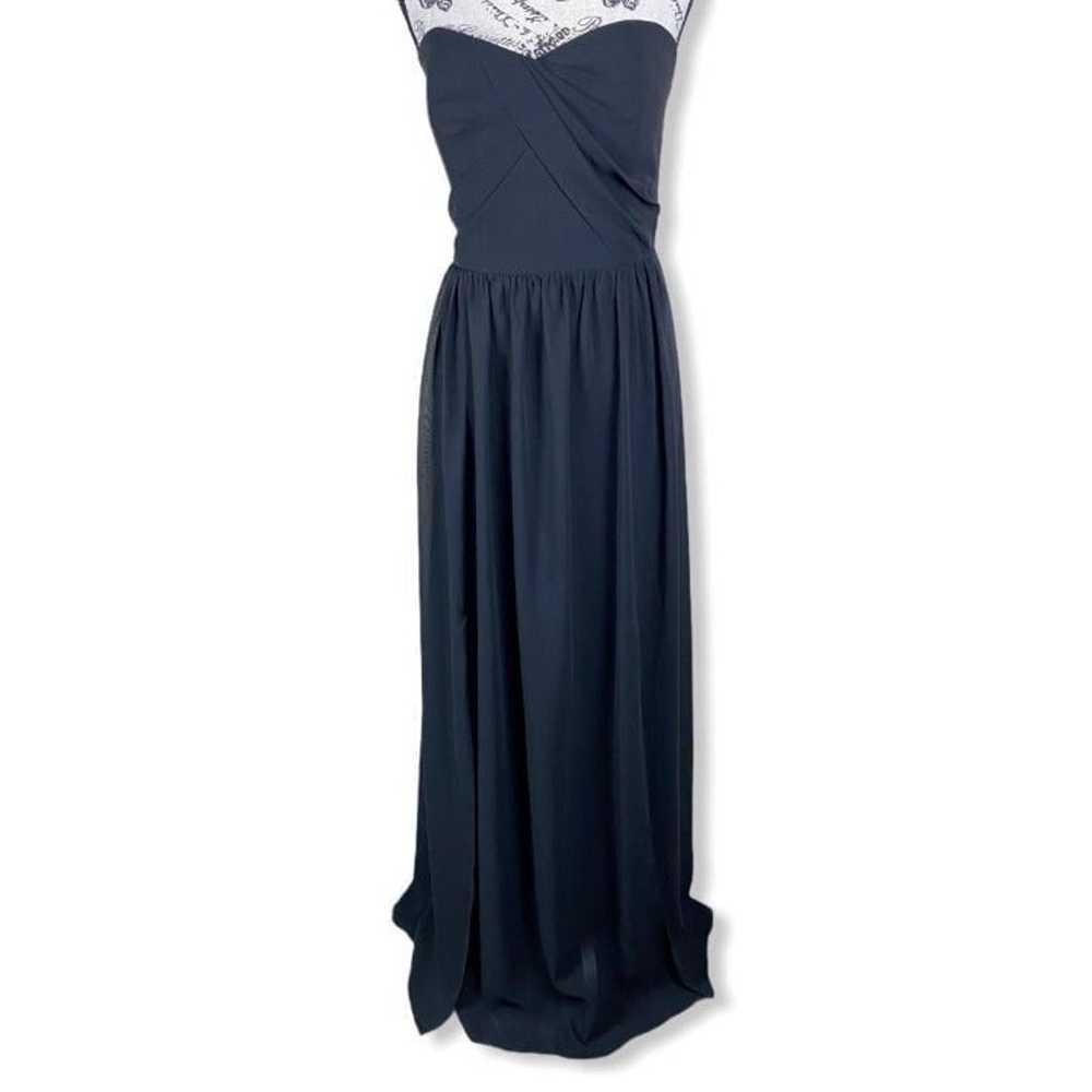 SOCIAL BRIDESMAIDS Strapless Georgette A-Line Gow… - image 1