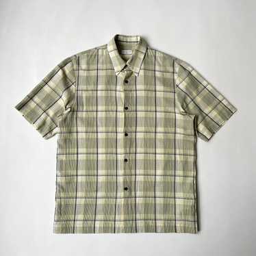 Dries Van Noten S/S 22 Crepe Check Cotton Shirt - image 1