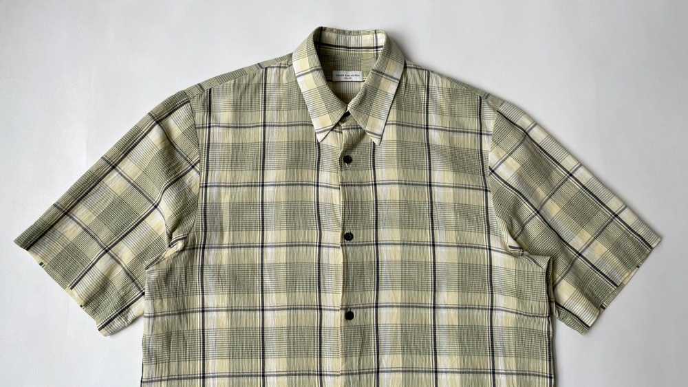 Dries Van Noten S/S 22 Crepe Check Cotton Shirt - image 2