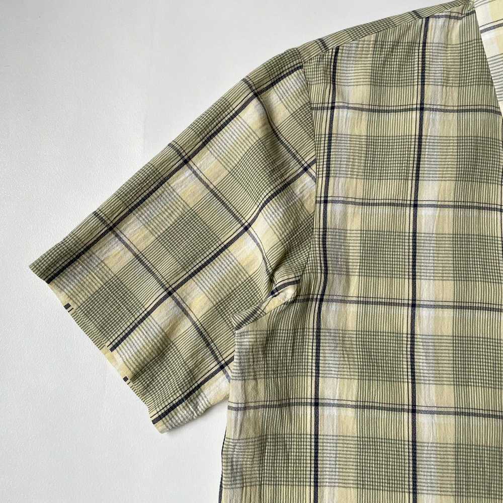 Dries Van Noten S/S 22 Crepe Check Cotton Shirt - image 4